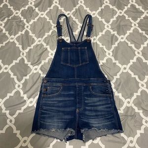 Denim Short Overalls